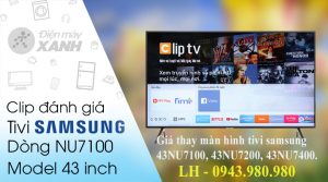 Giá thay màn hình tivi samsung 43NU7100, 43NU7200, 43NU7400.