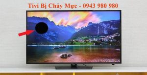 tivi bị chảy mực